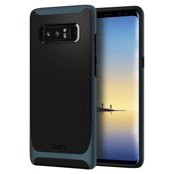 Buff Galaxy Note 8 ile Uyumlu New Armor Kılıf Blue Coral - 1