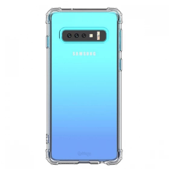 Blogy Galaxy S10 ile Uyumlu Crystal Fit Kılıf Crystal Clear - 2