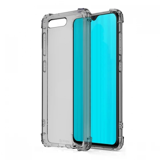 Blogy K1 / RX17 ile Uyumlu Neo Crystal Fit Kılıf Smoke Black - 1