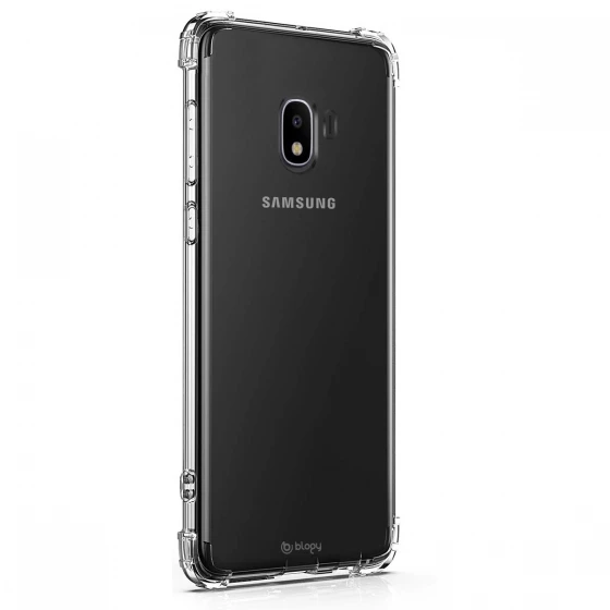 Blogy Galaxy J4 ile Uyumlu Crystal Fit Kılıf Crystal Clear - 2