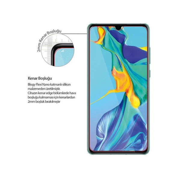 Blogy P30 ile Uyumlu Flexi Nano Ekran Koruyucu - 3