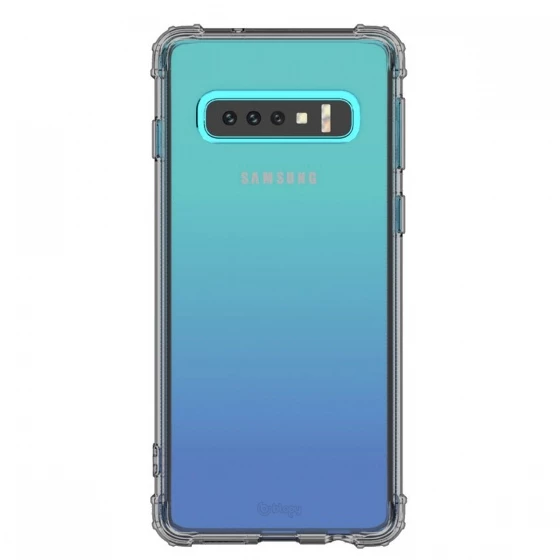 Blogy Galaxy S10 Plus ile Uyumlu Crystal Fit Kılıf Smoke Black ürün görseli