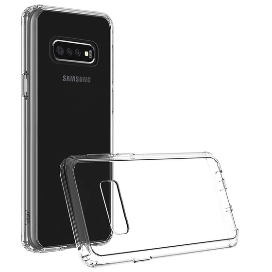 Buff Galaxy S10e ile Uyumlu Air Hybrid Kılıf Smoke Black - 2