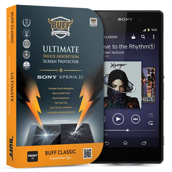 Buff Xperia Z2 ile Uyumlu Darbe Emici Film - 1