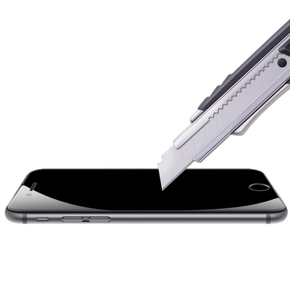 Buff iPhone 8 Plus / 7 Plus ile Uyumlu Privacy Ekran Koruyucu - 4