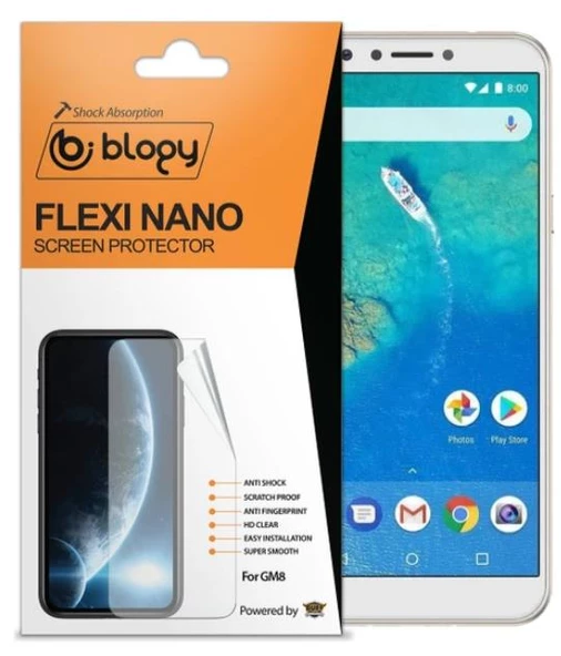 Blogy GM 8 ile Uyumlu Flexi Nano Ekran Koruyucu - 1