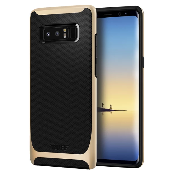 Buff Galaxy Note 8 ile Uyumlu New Armor Kılıf Gold