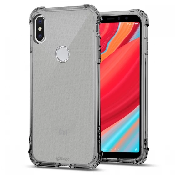 Blogy MI S2 ile Uyumlu Crystal Fit Kılıf Smoke Black - 1