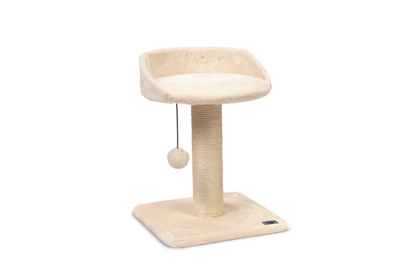 Karlıe Bej Oyuncaklı Tırmala Tahtası (35x35x50) ürün görseli