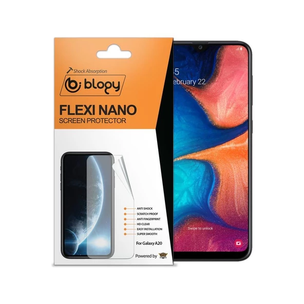 Blogy Galaxy A20/A30 ile Uyumlu Flexi Nano Ekran Koruyucu - 2