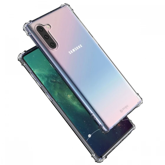 Blogy Galaxy Note 10 ile Uyumlu Crystal Fit Kılıf Crystal Clear - 4