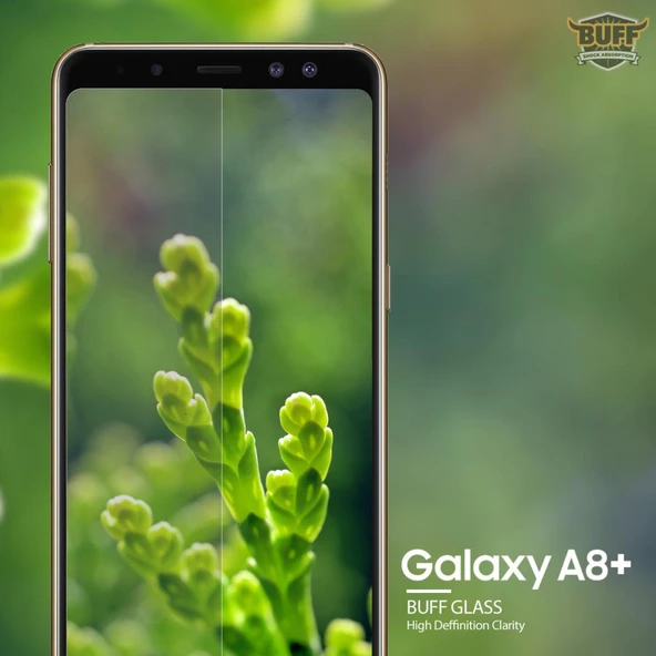 Buff Glass Galaxy A8 Plus 2018 ile Uyumlu Eran Koruyucu Cam - 4