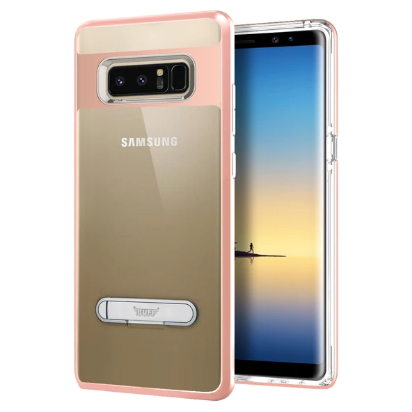 Buff Galaxy Note 8 ile Uyumlu Air Bumper Kılıf Rose Gold ürün görseli 1