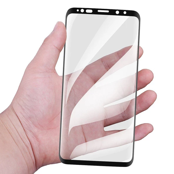 Buff Galaxy S9 Plus ile Uyumlu 5D ile Uyumlu Glass Ekran Koruyucu - 3