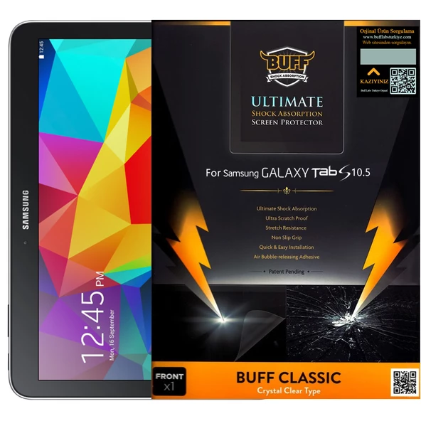 Buff Galaxy Tab S 10.5 ile Uyumlu Darbe Emici Film - 1