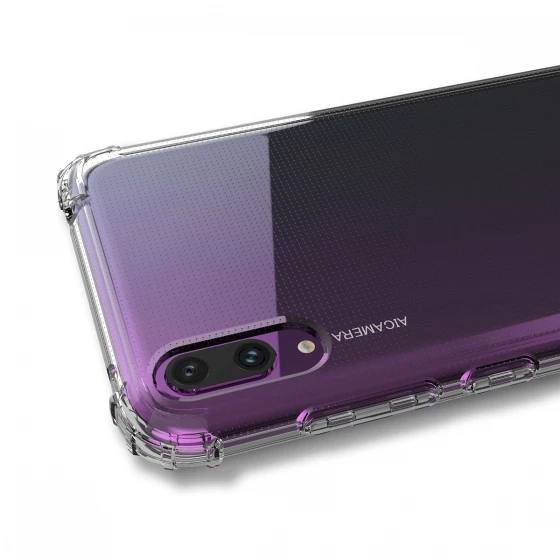 Blogy Y7 2019 ile Uyumlu Crystal Fit Kılıf Crystal Clear - 3