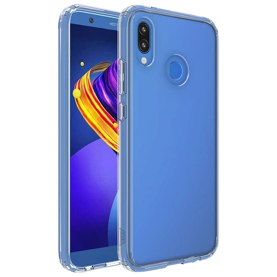 Buff P20 Lite ile Uyumlu Air Hybrid Kılıf Crystal Clear - 1