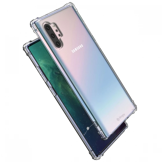 Blogy Galaxy Note 10 Plus ile Uyumlu Crystal Fit Kılıf Crystal Clear - 5