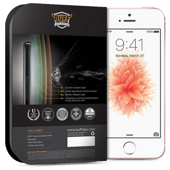 Buff iPhone 5-5S-SE ile Uyumlu Darbe Eminici Ekran Koruyucu - 2