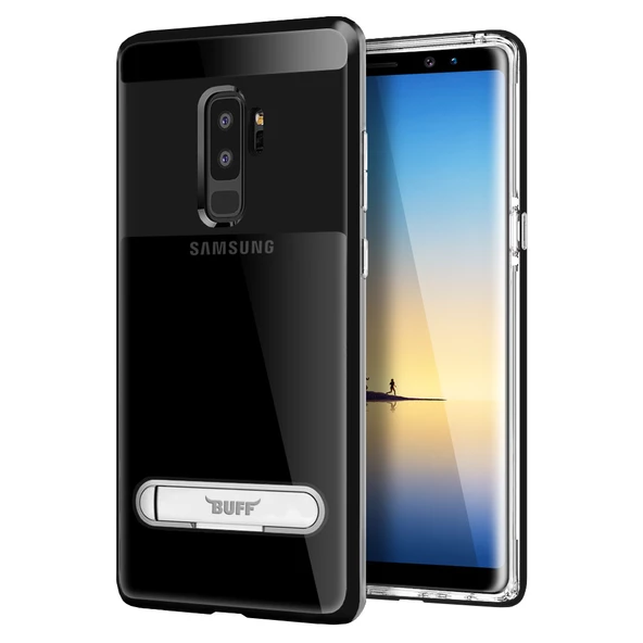 Buff Galaxy S9 Plus ile Uyumlu Air Bumper Kılıf Black