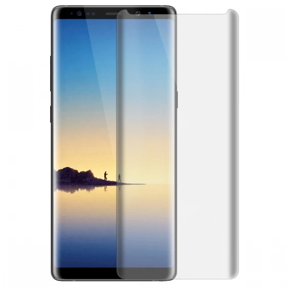 Buﬀ Galaxy Note 8 ile Uyumlu 3D ile Uyumlu Ekran Koruyucu - 3