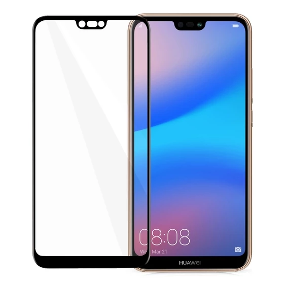 Blogy P20 Lite ile Uyumlu Flexi 5D Ekran Koruyucu - 1