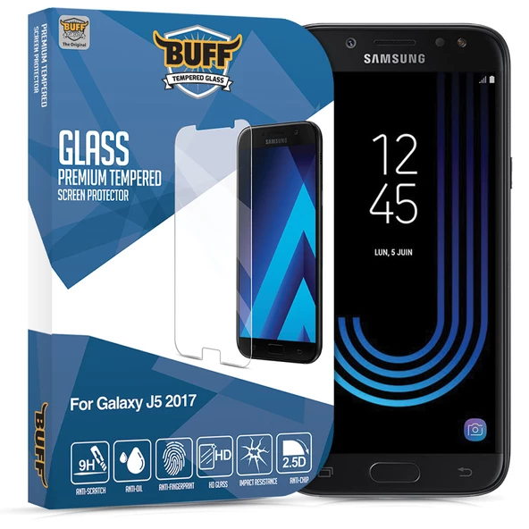 Buff Glass Galaxy J5 2017 ile Uyumlu Ekran Koruyucu Cam - 1