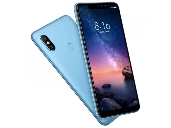 Xiaomi Redmi Note 6 PRO Blue 128 GB / 4 GB Ram Yenilenmiş ÜRÜN (sıfır gibi)