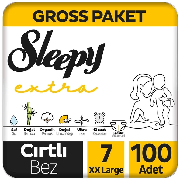 Sleepy Extra Gross 20-30 Kg100'lü XXL