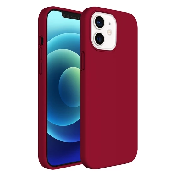 Buff iPhone 12 Mini ile Uyumlu Rubber S Kılıf Hibiscus ürün görseli