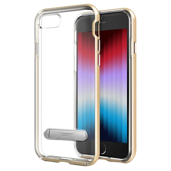 Buff iPhone Se 2022 ile Uyumlu Air Bumper Kılıf Gold