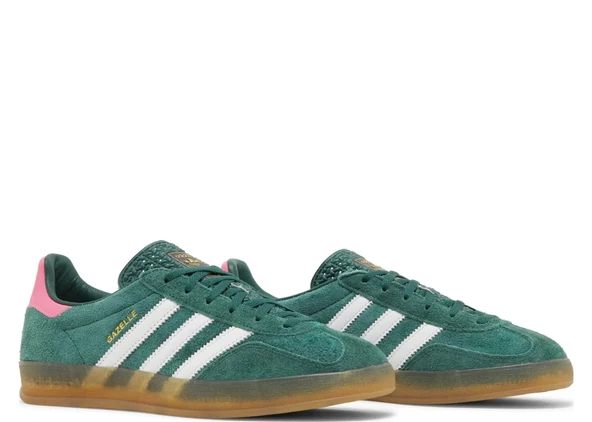 Adidas Gazelle Indoor Collegiate Green Lucid Pink (W) - 3