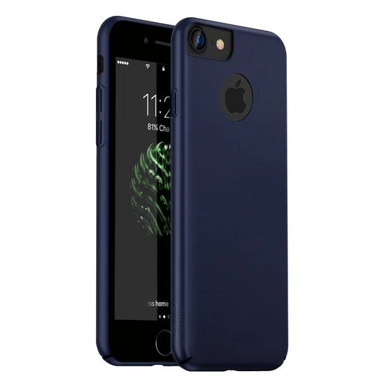 Buff iPhone 7 ile Uyumlu Slim Fit Kılıf Dark Blue - 1