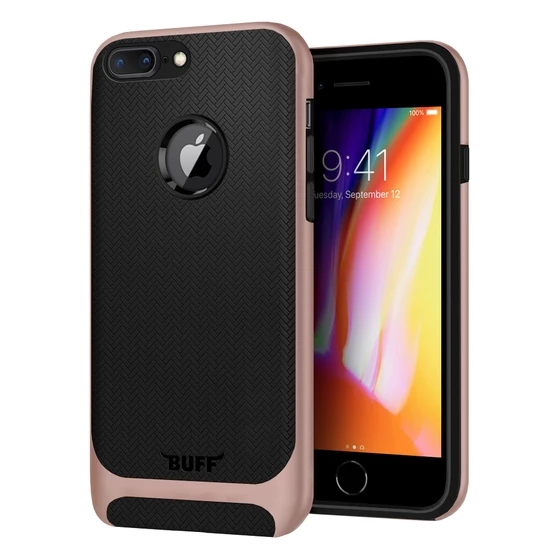 Buff iPhone 8 Plus ile Uyumlu New Armor Kılıf Rose Gold ürün görseli