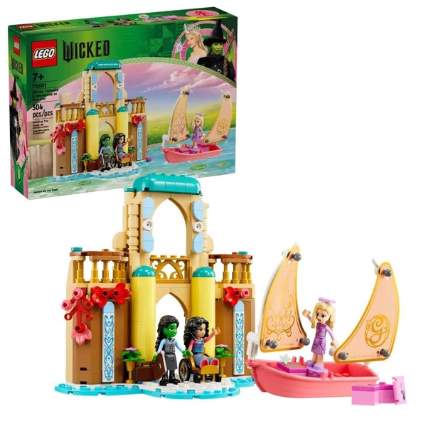 75681 Lego Wicked - Glinda, Elphaba ve Nessarose, Shiz Üni 304 parça +7 yaş