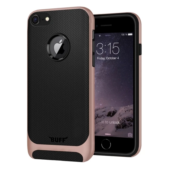 Buff iPhone 7 ile Uyumlu New Armor Kılıf Rose Gold - 1