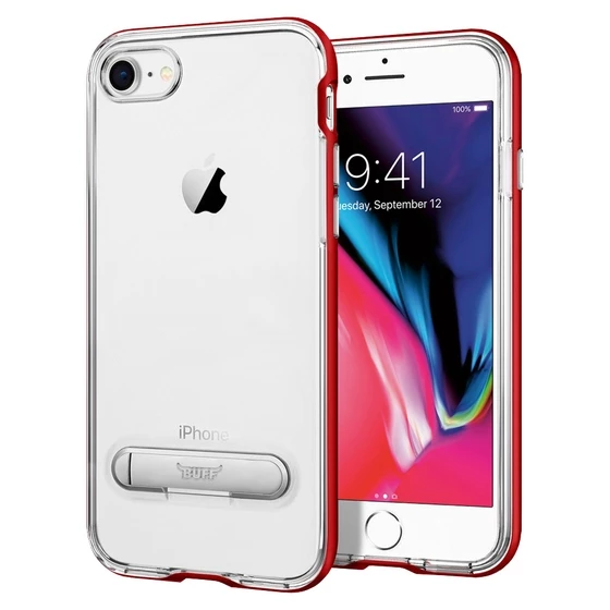 Buff iPhone 8/7 ile Uyumlu Air Bumper Kılıf Red - 1