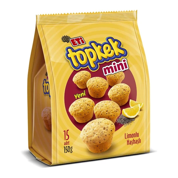 TOPKEK MİNİ LİMON HAŞHAŞ 150GR