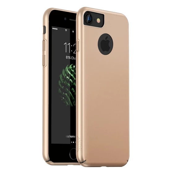 Buff iPhone 7 ile Uyumlu Slim Fit Kılıf Gold - 1