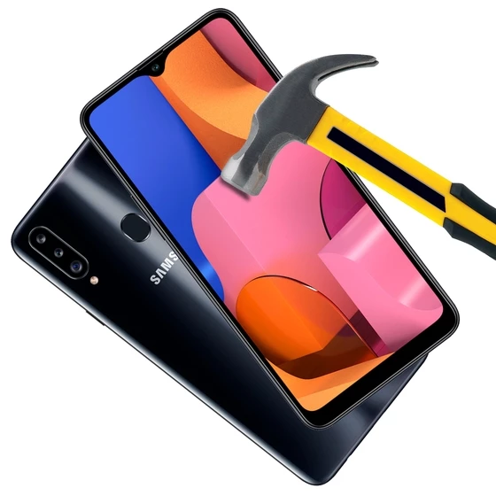 Blogy Flexi Nano Galaxy A20s ile Uyumlu Ekran Koruyucu - 3