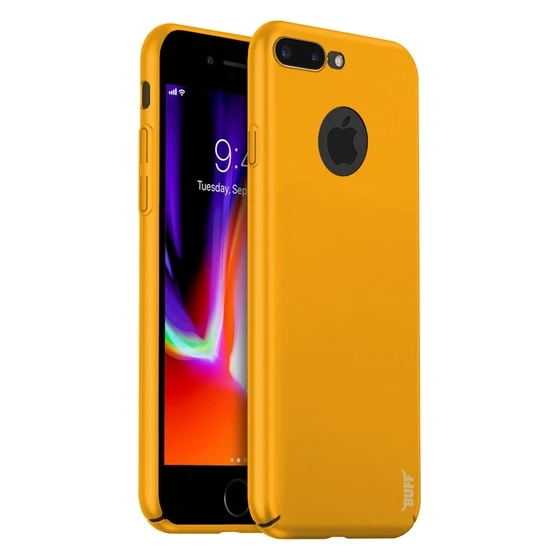 Buff iPhone 8 Plus ile Uyumlu Slim Fit Kılıf Yellow ürün görseli