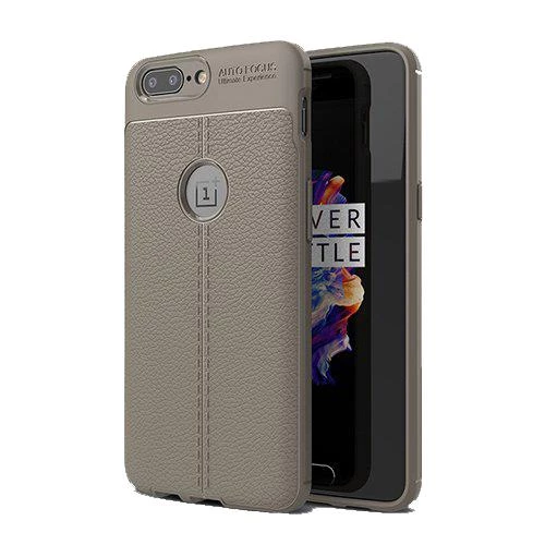 Zore One Plus 5 ile Uyumlu Niss Silikon Kılıf Gri - 1