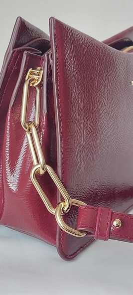 251RB751 Model Sarach Marka Bordo Renk Rugan Omuz Çantası - 5