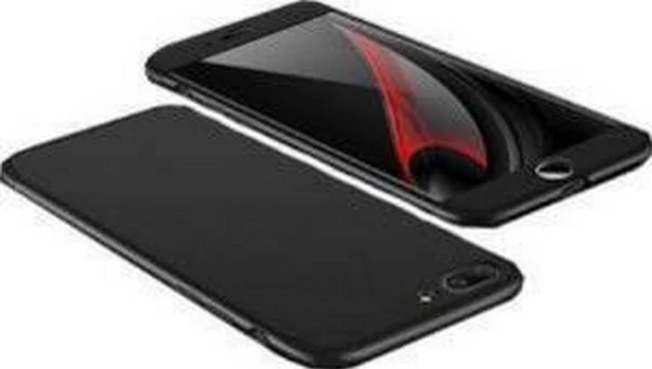 Zore iPhone 7 Plus ile Uyumlu Ays Sert Kılıf Siyah - 1