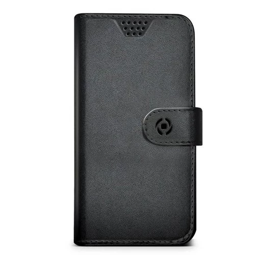 Celly Wally XL Üniversal 4.5" 5.0" Telefonlar ile Uyumlu Kapaklı Kılıf Siyah - 3