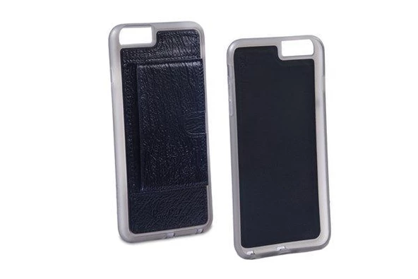 Pierre Cardin iPhone 6 Plus ile Uyumlu Deri Arka Koruma Paneli Siyah PCL-P11 - 2
