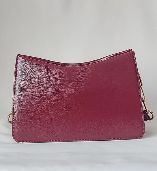 251RB751 Model Sarach Marka Bordo Renk Rugan Omuz Çantası - 3