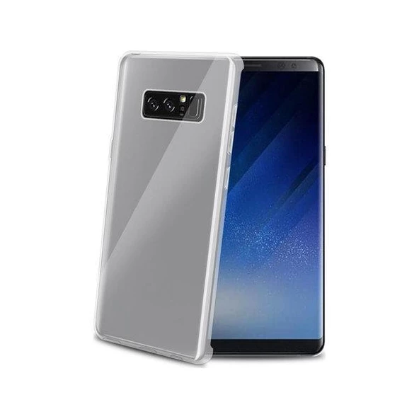 Celly GelSkin674 Galaxy Note 8 ile Uyumlu Şeffaf Kılıf - 1