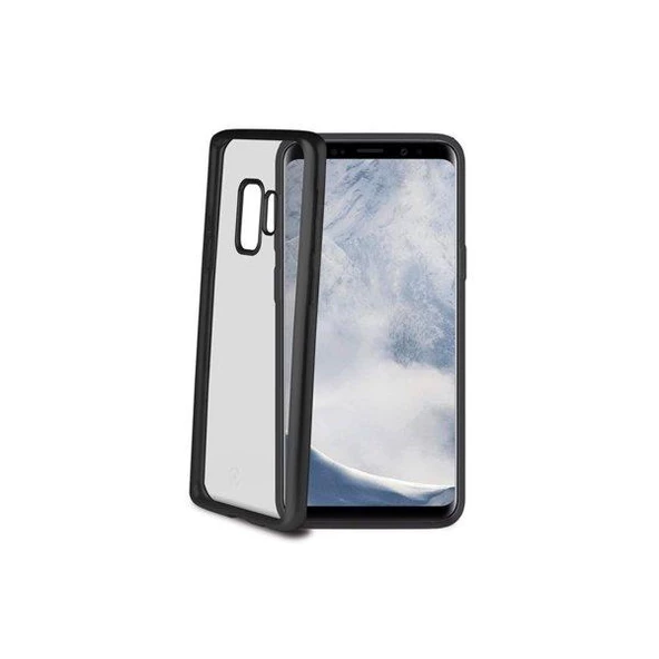 Celly Lasermatt Galaxy S9 ile Uyumlu Siyah Kılıf - 1