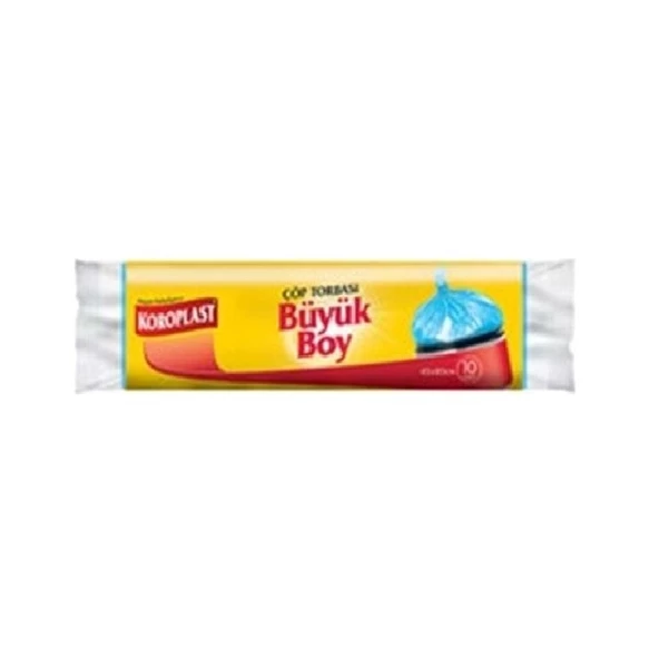 Koroplast Çöp Poşeti Büyük Boy Mavi 10 Lu 65x80 Cm x 20 Paket - 2
